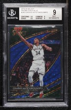 2019 Select Hybrid Blue Disco Prizm 25/25 Giannis Antetokounmpo BGS 9 MINT 1j6