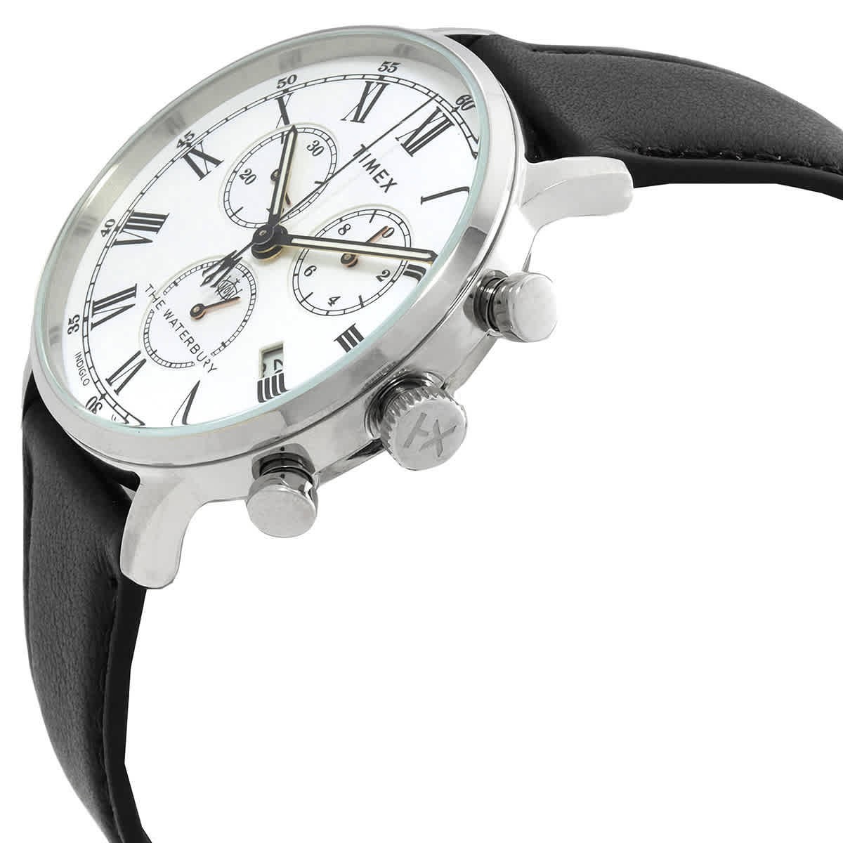 Timex Waterbury Classic Chronograph Quartz White Dial Men's Watch