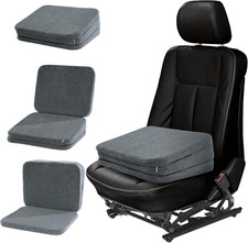 Adjustable Car Booster Seat for Short Drivers, 3 Heights for Different People, A