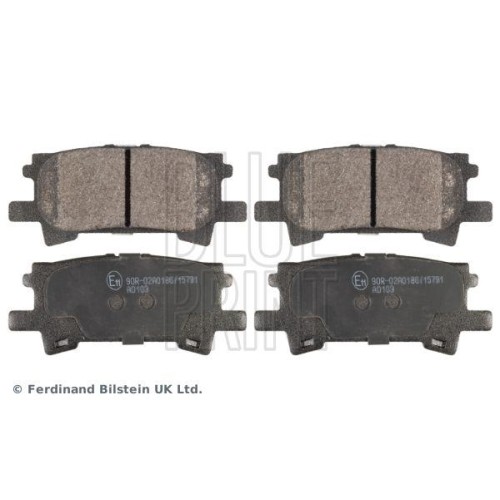 Bremsbelagsatz Scheibenbremse Blue Print ADT342154 FüR Toyota Lexus Hinterachse-image