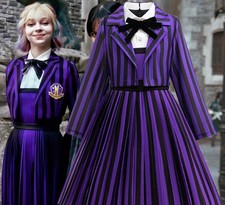 Cosplay Wednesday 2 Enid Sinclair Academy Uniform Kleid Kostüm Halloween Anzüge