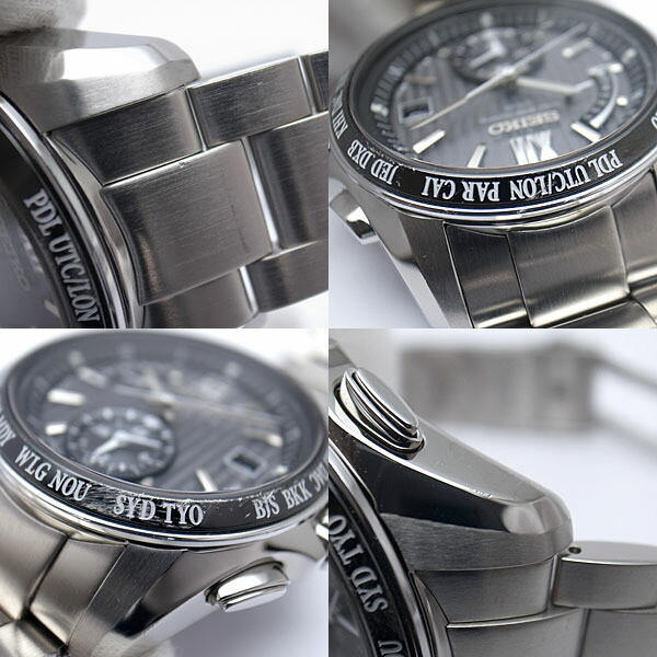 SEIKO Brightz SAGA145 Black Case Size 41mm Wrist Size 18.5cm Used