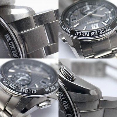 SEIKO Brightz SAGA145 Black Case Size 41mm Wrist Size 18.5cm Used
