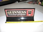 Antique /  Vintage GUINNESS Beer Plastic Bar Top Sign 9.5 X 4 More Than Goodness