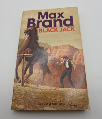 Black Jack by Max Brand Paperback  Pocket Book 1976