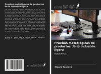 Nigora Tosheva | Pruebas MetrolóGicas De Productos De La Industria Ligera | Buch