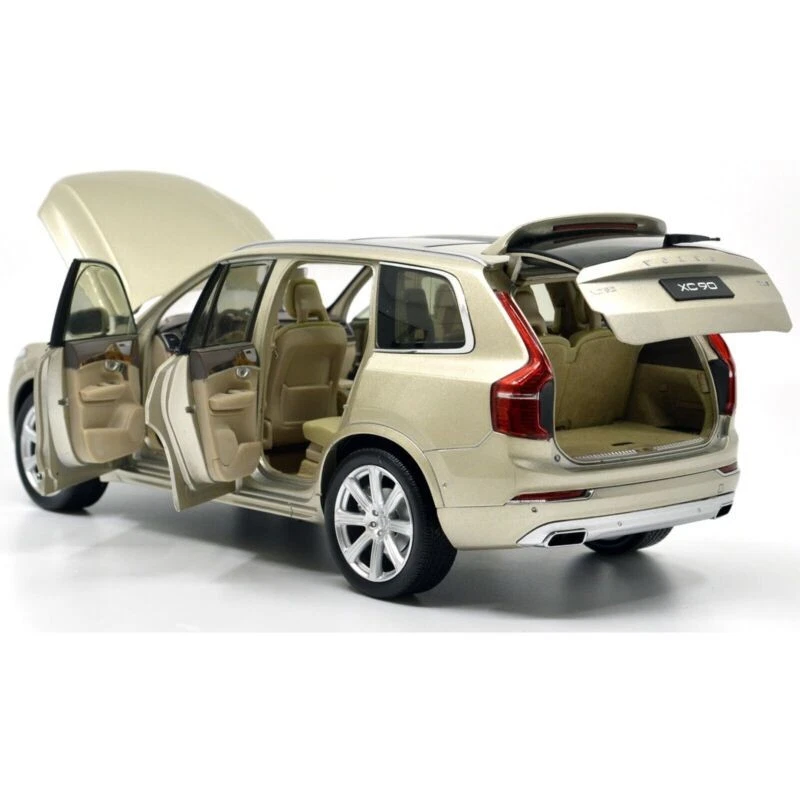 1:18 Scale Paudi Volvo XC90 Miniature Toy Gold/Brown Car Diecast Model Gifts - Image 4 of 4