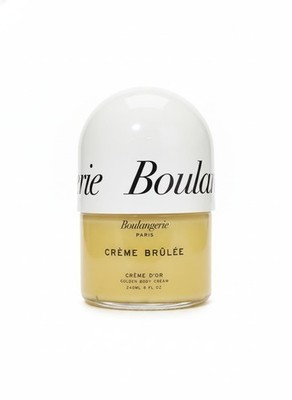 NEW Boulangerie Paris Creme Brulee Golden Body Cream Vanilla Peptides 8 oz Soft