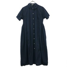 COMME des GARCONS COMME des GARCONS COMME des GARCONS Round collar maxi shirt dr