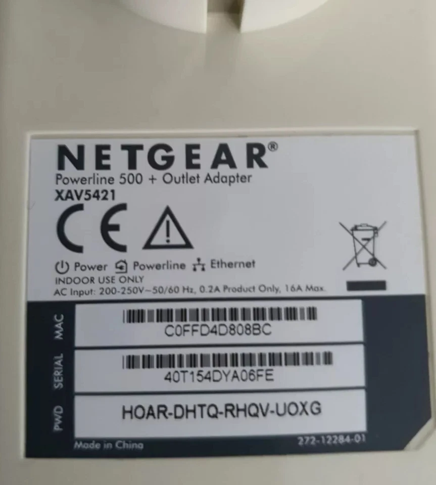 Netgear XAV5421 Powerline 500+ Outlet Adapter - Bild 3 von 3