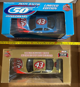 (2) John Andretti #43 LIMITED EDITION 1/24 NIB Diecast Replicas