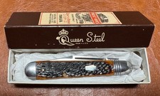 Schatt & Morgan Cutlery Pocket Knife Rare 1 of 30 Queen Steel File & Wire NIB!