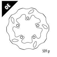 Bremsscheibe Galfer DF533W Wave® Starr Hinten 203X4Mm