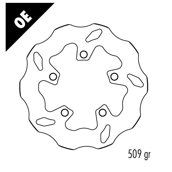 Bremsscheibe Galfer DF533W Wave® Starr Hinten 203X4Mm-image