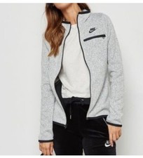 Nike Tech Fleece Full Zip Up Summit Jacket Women  s Heather Gray Size Small