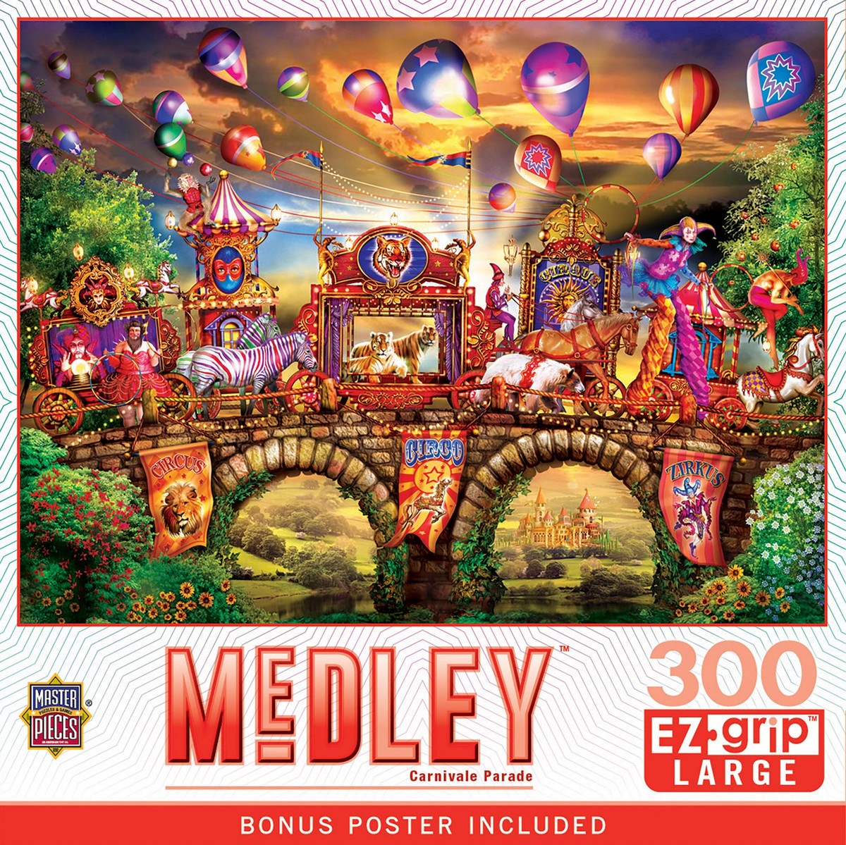 MasterPieces - Medley - Carnivale Parade 300 Piece EZ Grip Jigsaw