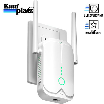 WLAN Verstärker Repeater Signalverstärker bis 5000 sqft mit Ethernet-Anschluss