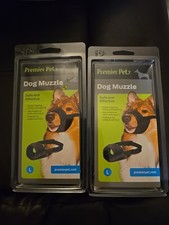 2 Premier Pet Dog Muzzle for Large Dogs Padded Nylon for Safe Comfortable M6 