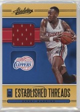 2020 Panini Absolute Memorabilia Established Threads Level 1 Danny Manning 18m3