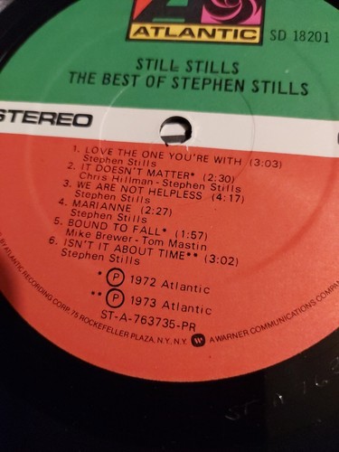 STILLS STILLS THE BEST OF STEPHEN STILLS 1973 Sd 18201 - Picture 11 of 15