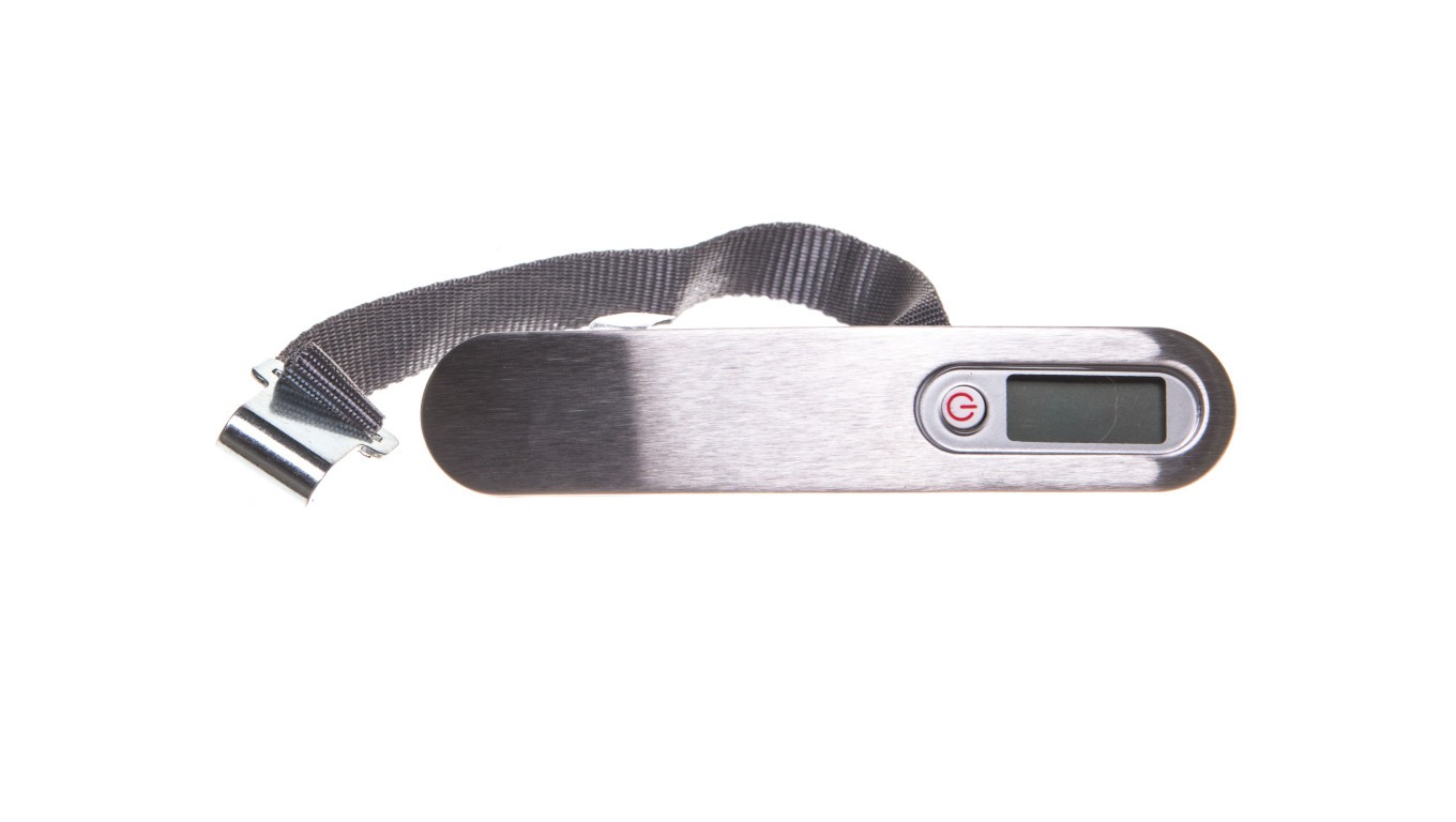 Luggage Hanging Scale Digital LCD Max 50kg 3V CR2032 EV020