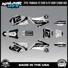 Graphics Kit for Yamaha YZ250F YZ450F (2006-2009)  YZ 450F Semper Fi - White