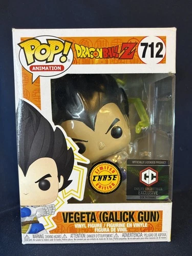 Funko Pop! Dragon Ball - Vegeta Galick Gun CHASE Metallic- Chalice Excl.  #712