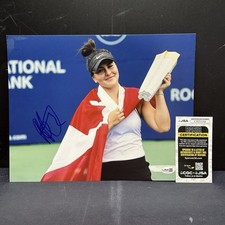 Bianca Andreescu Autographed Tennis Signed 11x14 Photo JSA COA Auto