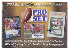 2022 Leaf Pro Set Metal Football Jumbo Box