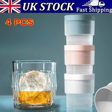 6cm XL Sphere Round Ice Ball Maker x4 - Large Whiskey Ice Ball Mould