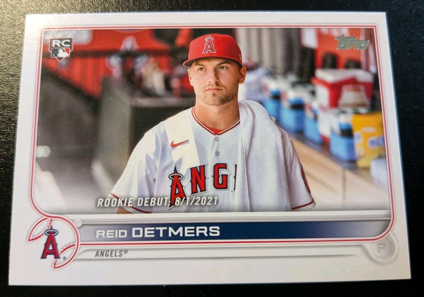 2022 Topps Update Series Baseball Reid Detmers Rookie Debut #US62 Angels