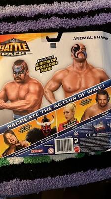 WWE Mattel Battle Pack Road Warriors Animal & Hawk Legion of Doom