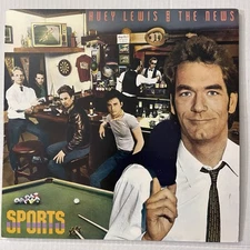 Huey Lewis and the News Sports Vinyl LP 1983 41412 Near Mint W/Lyrics
