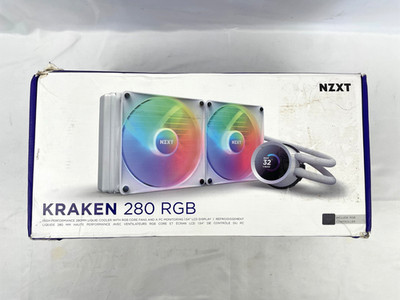 NZXT Kraken Elite 280 RGB 2x140mm AiO Liquid CPU Cooler - Matte