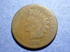 1874 Indian Cent  AG