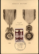 927+ FDC   CARTE     1er JOUR  CENTENAIRE  DE  LA  MEDAILLE  MILITAIRE