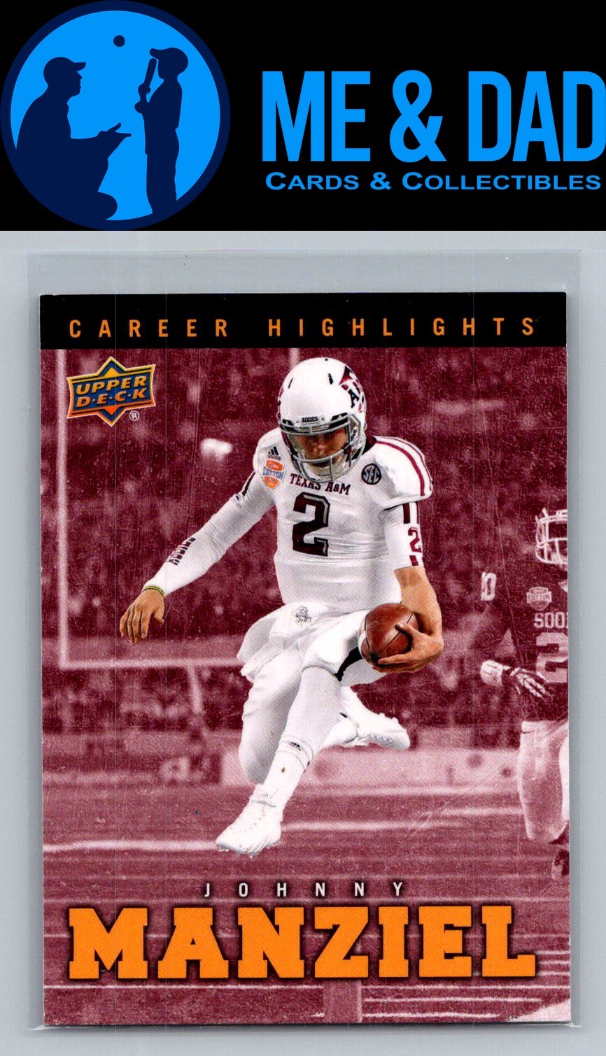 Johnny Manziel Upper Deck Johnny Manziel Career Highlights #JM13 Base