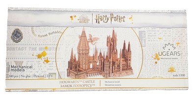 Ugears Hogwarts Castle 3D Holzpuzzle Harry Potter 14+ Neu Verpackungssschaden