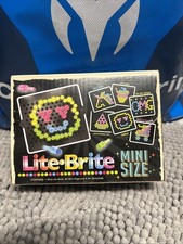 Lite Brite Mini Size Retro Toy Mini Pegs Art Template Unicorn Sundae 2023 Hasbro