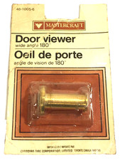 Vintage Mastercraft Door Viewer Wide Angle 180 Degree - New