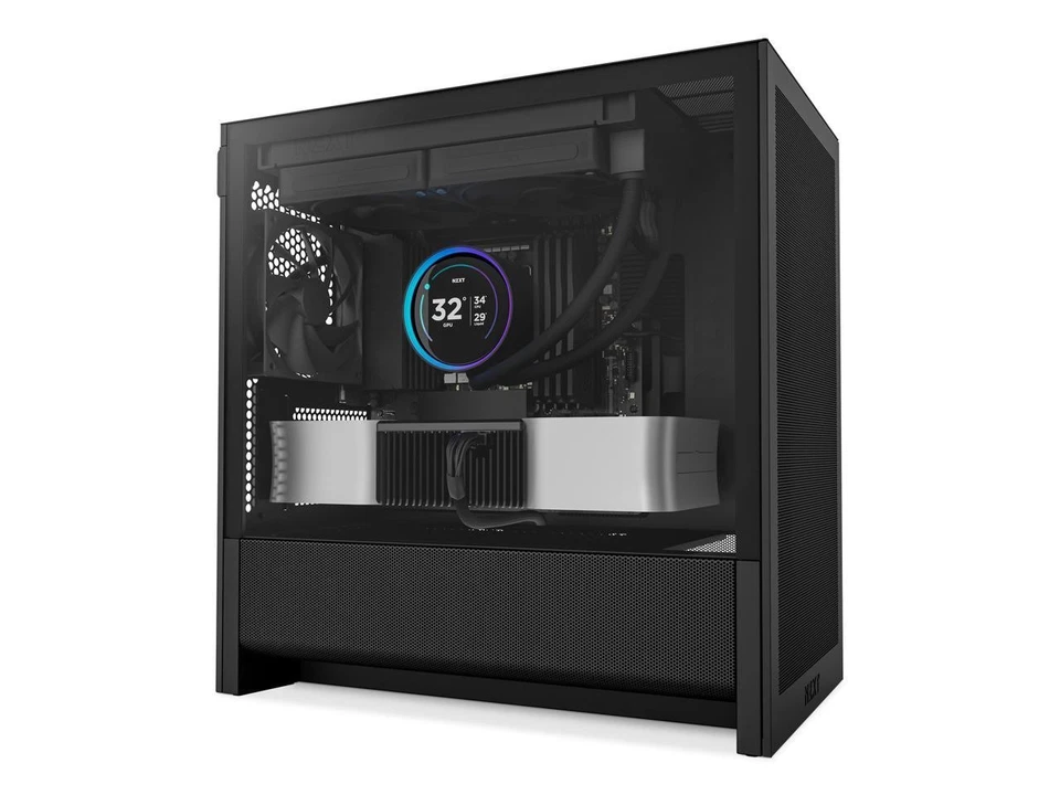NZXT CC-H31FB-01 Black tinted tempered glass Micro ATX Cases Case  (Computer Cas - Image 2 of 4