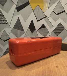 Vintage 1977 Portable 12V Vacuum Dynamic Classics Ltd Orange VW Camper Untested