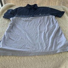 Travis Mathew Polo Shirt Mens XL Extra Large Green Preppy