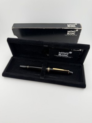 Montblanc Meisterstück 146 Füllfederhalter 14K-M Feder Split Ebonite Fullset