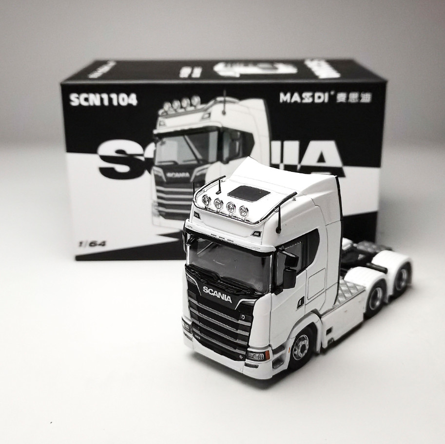 1/64 MASDI MASSDI SCANIA 770S トラクターヘッド Masdi 1/64 Scale SCANIA 770S Truck tractor Diecast Alloy Model Car