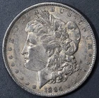 1884-O $1 MORGAN SILVER DOLLAR KM# 110 Grade:  XF A6888