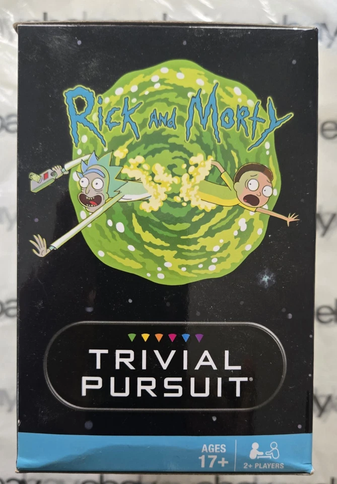 Rick and Morty Trivial Pursuit USAopoly Adult Swim Game New minor box damage - Image 4 of 4