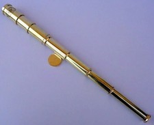 Antique Brass Leather Telescope Pirate Vintage Nautical Spyglass Scope Marine "