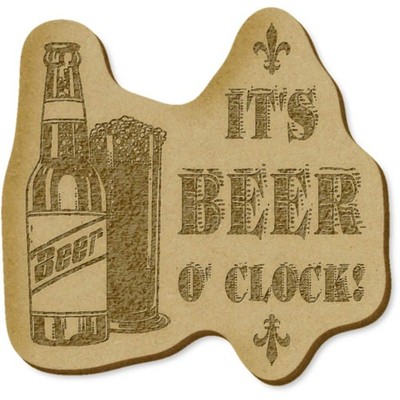 6 x 'It's Beer O' Clock' MDF Bastelverzierungen (EB00032193)