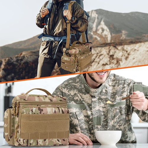 Tactical Lunch Box for Men, Camo Mens Insulated Lunch Bag for Adult, Leakproo... - Bild 7 von 7